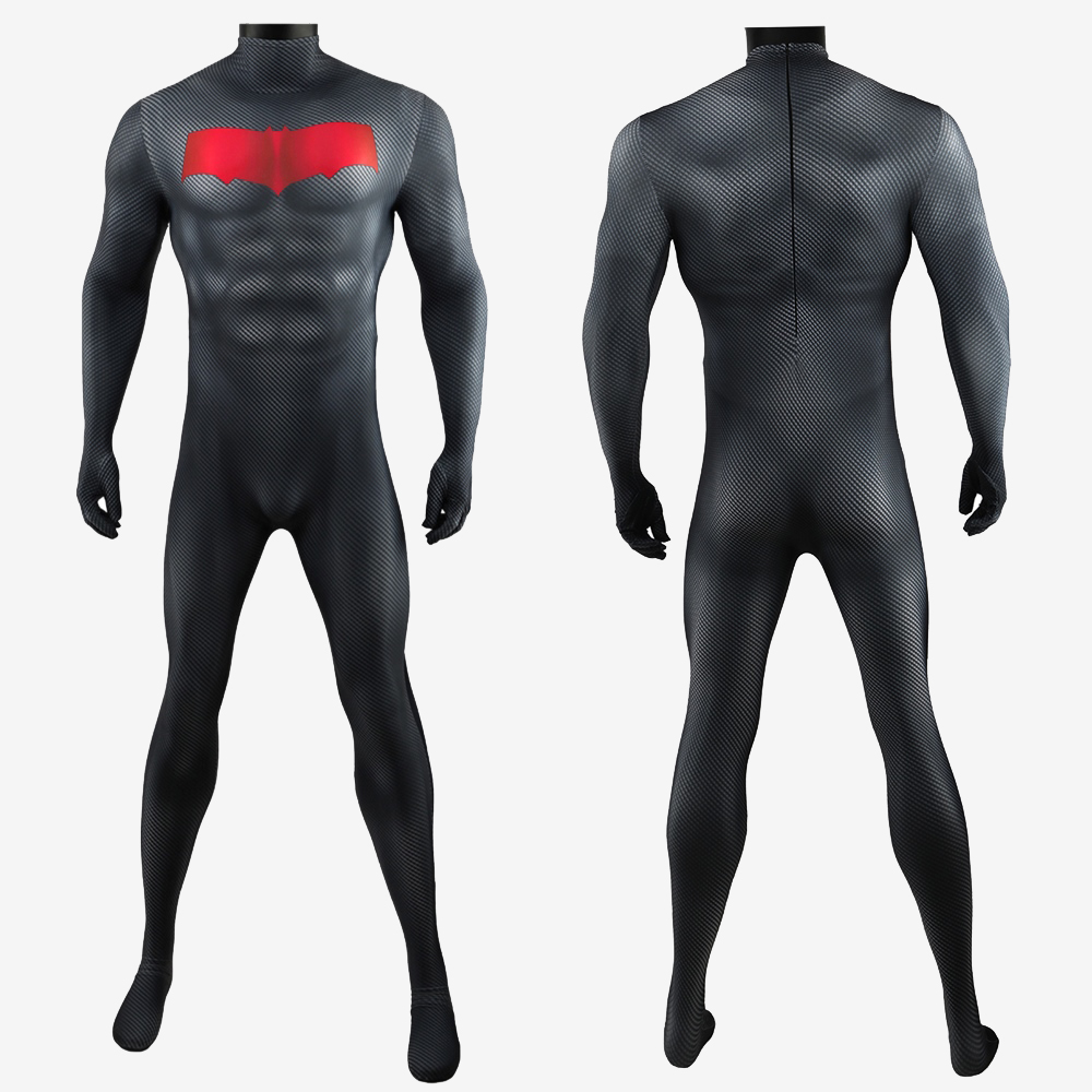Batsuit Under the Red Hood Bodysuit Costume Cosplay For Men Kids Unibuy
