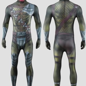 Aliens vs Predator 2 Wolf Predator Costume Cosplay Jumpsuit Bodysuit Unibuy