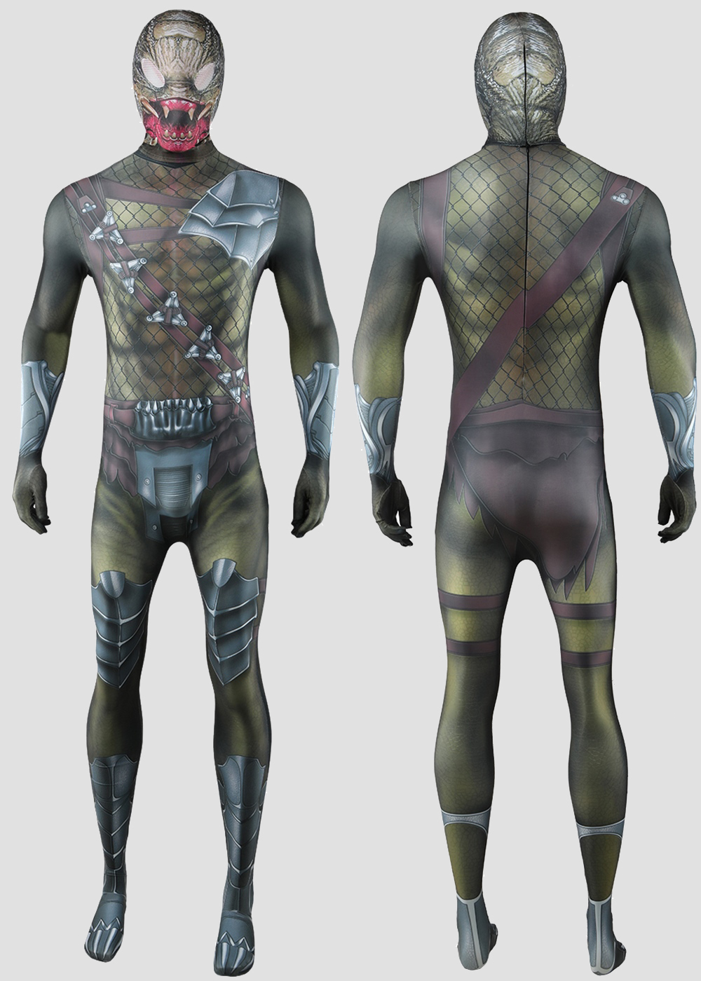 Aliens vs Predator 2 Wolf Predator Costume Cosplay Jumpsuit Bodysuit Unibuy