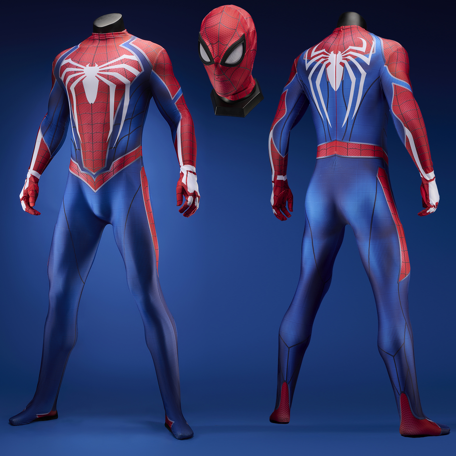 Marvel's Spider-Man Advanced Suit Costume Cosplay Bodysuit Peter Parker For Men Kids Unibuyplus