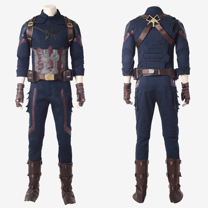 Avengers Infinity War Captain America Costume Cosplay Suit Steve Rogers Unibuy