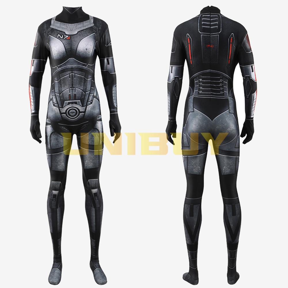 Mass Effect FemShep N7 Armor Costume Cosplay Suit Unibuy