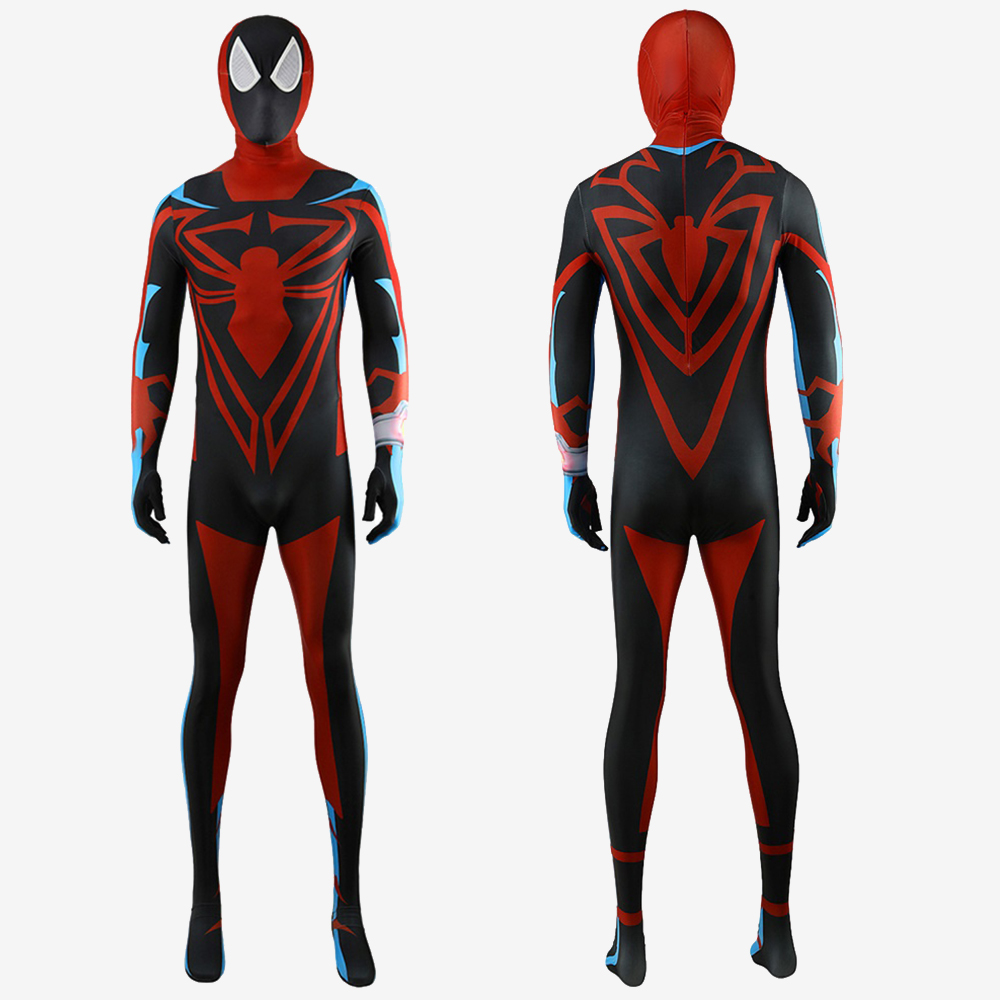 Spider-Man Across the Spider-Verse Unlimited Suit Costume Cosplay Bodysuit For Men Kids Unibuyplus