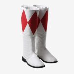 Power Red Ranger Cosplay Shoes Rangers Men Boots unibuy cos play