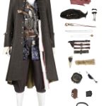 Jack Sparrow Costume Cosplay Suit Pirates of the Caribbean Coat unibuy cos play