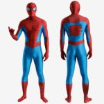 Spider-Man TAS 1994 Costume Cosplay Suit Peter Parker Bodysuit For Men Kids unibuy cos play