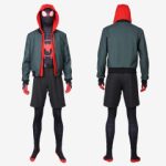 Spider-Man: Into the Spider Verse Miles Morales Costume Cosplay Suit With Jacket Ver 2 unibuy cos play